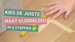 Kies de juiste maat vloerkleed in 4 stappen | Advies door Volero - de 