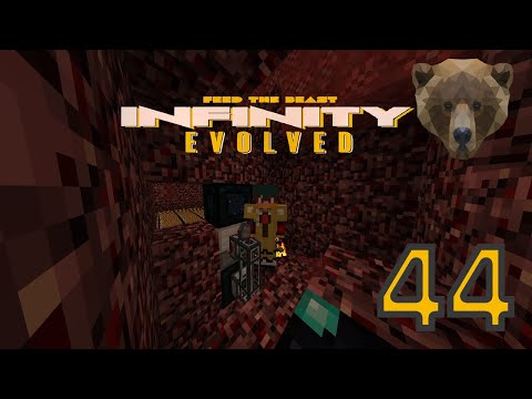Minecraft: FTB Infinity Evolved EP 44 - Wither Skeleton Farm!!!