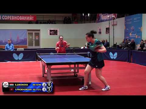 2.ZIRONOVA - PROKHOROVA #RUSSIAN #Championships #tabletennis #настольныйтеннис