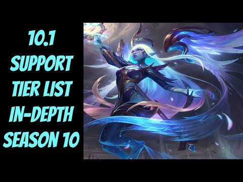 10.1 Support Tier List Explained In-Depth -- Diamond Guide -- League of Legends