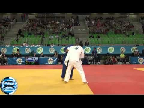 Judo World Junior Championships Ljubljana 2013 Semifinal -100kg REYES Kyle (CAN) - NIKIFOROV (BEL)
