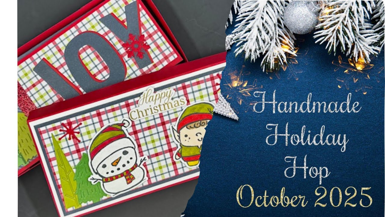 Easy DIY Christmas Money Holder | Stampin’ Up! Festive Friends | Handmade Holiday Hop