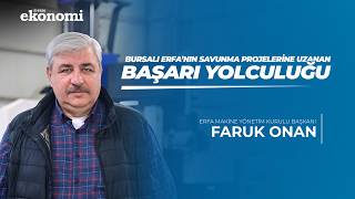 Erfa Makina Bursa’dan Dünyaya İlkleri Hayata Geçiriyor