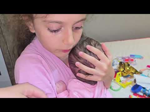 POYRAZ ELIF ELA IS CARING FOR BABY!!