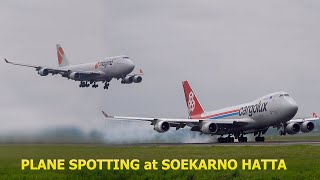 Download lagu HAZE day! Planes Takeoff Landing at Jakarta Int'l Airport | Plane Spotting at Soekarno Hatta mp3