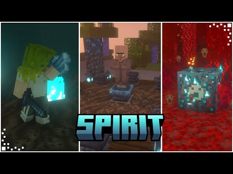 Spirit (Minecraft Mod Showcase) | Soul Magic, Spawner Manipulation, Magical Tools & Weapons.