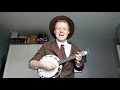 Kyle Evans as George Formby "The Daring Young Man" cover