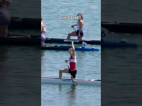 Katie Vincent won gold with a time of 44.12 a narrow margin of 0.01s over American Nevin Harrison 🫣