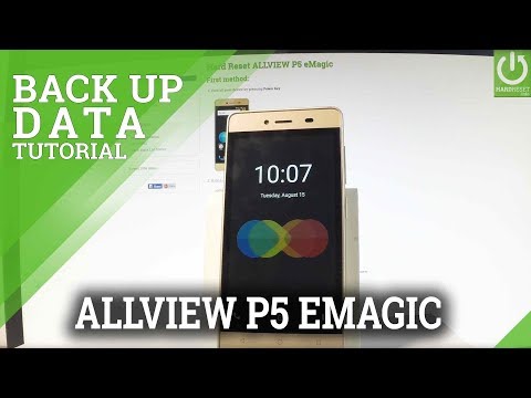 How to Back Up Data in ALLVIEW P5 eMagic - Add Backup Account