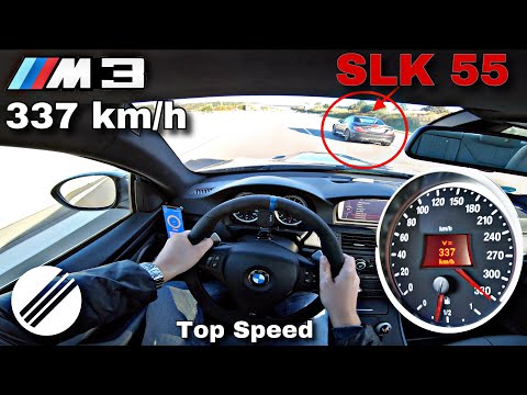 337 kmh! | BMW M3 E92 V8 TOP SPEED AUTOBAHN POV (No Speed Limit)