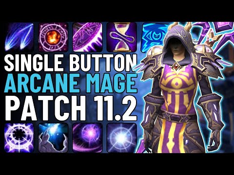 One Button Arcane Mage Guide | Single-Button DPS in WoW Patch 11.2