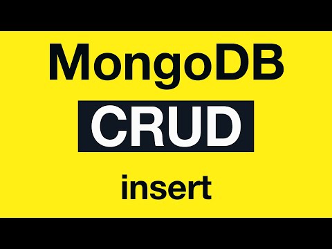 MongoDB CRUD Operations 05 insert
