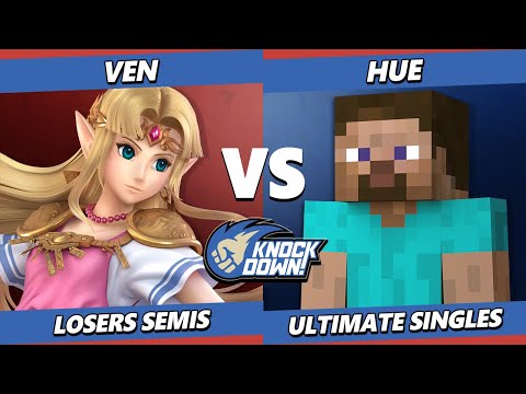 Knockdown 79 Losers Semis - Ven (Zelda) Vs. Hue (Steve) Smash Ultimate - SSBU
