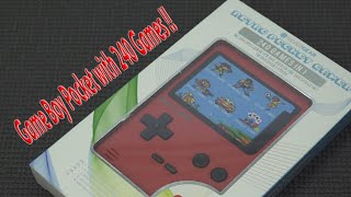 A Clone Game Boy Pocket with 240 Build-in Games 😨