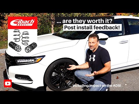 Eibach Lowering Springs - HOW DO THEY FEEL? // 10th Gen Honda Accord
