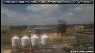 10 October 2025 - East Facing WeatherCam Timelapse