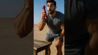 The man's face was blackened by the torchlight #luckygameplay #ai #shorts