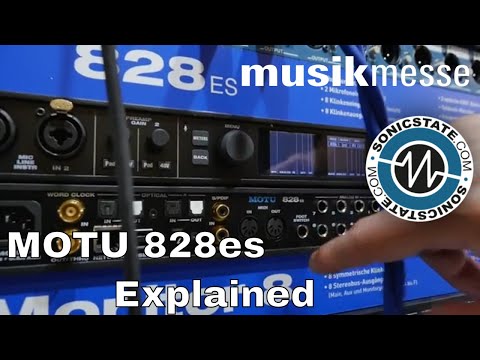 MESSE 2018: MOTU 828esThunderbolt USB and MIDI Interface