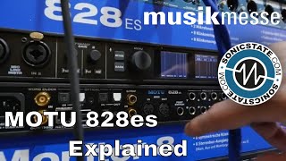 Video thumbnail for MESSE 2018: MOTU 828esThunderbolt USB and MIDI Interface by sonicstate