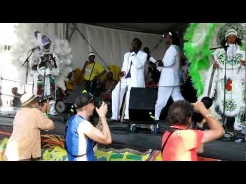 Big Chief Bo Dollis & Wild Magnolias Jazz Fest 2012