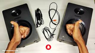 Video thumbnail for best budget studio monitors $130 (5', Samson mediaone m50) by Producedbynase