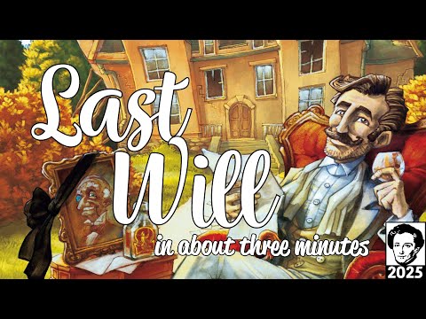 Last will in about 3 minutes