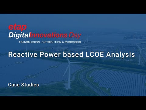 Reactive Power based Simple Levelized Cost of Energy(LCOE) Analysis for PV plants using ETAP
