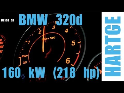 BMW 320d F30 Test Drive with HARTGE Engine Upgrade 80 - 180 km/h