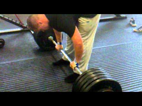 240kg/530lb beltless stiff leg deadlift