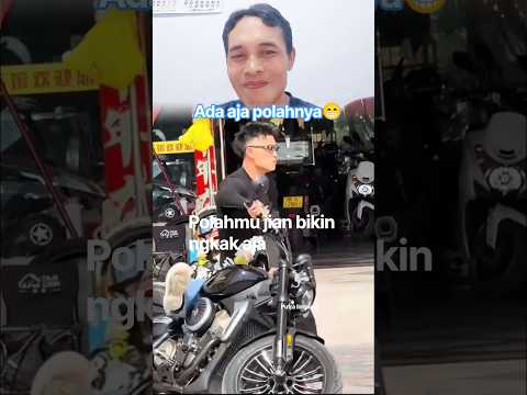si cantik dan motor kesayanganya #vidioshort #memengakakkocak