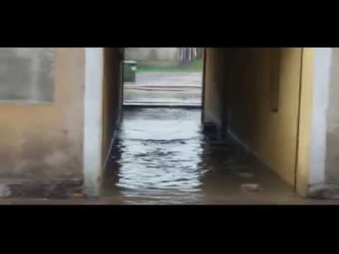 Nawałnica Brzeziny , miasto podtopione 28 04 15 rec. by Swęd