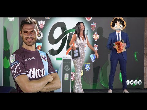 Emanuele Calaiò intervento sotto palco,  presentazione calendario serie B 2019/2020