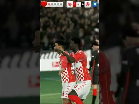 SCORE HERO! 2022 DAILY MATCH STREAK 3- 1. PSV MAINZ 05 VS EINTRACHT FRANKFURT /LOCAL DERBY /BUNDESLI