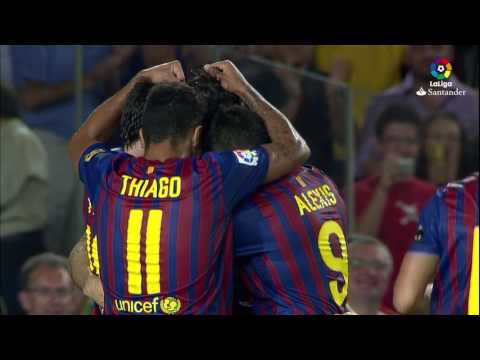 Resumen de FC Barcelona vs Villarreal CF (5-0) 2011/2012