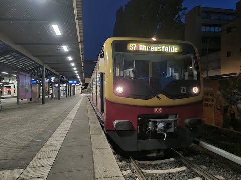 Hyperlapse ★ Führerstandsmitfahrt S-Bahn Berlin ★ S7 von Potsdam Hbf. nach Ahrensfelde am Morgen