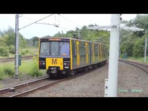 Metro in Newcastle, UK - Tyne and Wear Metro 2016
