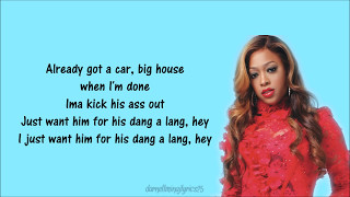 Trina - Dang A Lang (feat. Lady Saw &amp; Nicki Minaj) Lyrics Video