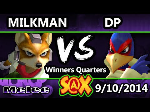 S@X - Milkman (Fox) vs DP (Falco) SSBM Winners Quarters - Melee