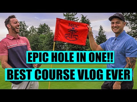 HOLE IN ONE Course Vlog!! Harry Flower VS James Wiltshire