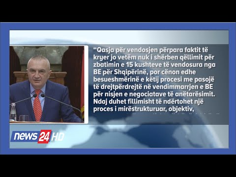 Meta komenton planin e qeverise per 15 prioritetet @News24Albania