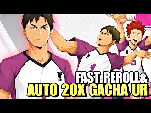 F2P Harus Tahu! Cara Cepat REROLL & Langsung 20x GACHA UR di awal - HAIKYU!! FLY HIGH