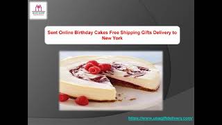 Sent Online Birthday Cakes Free Shipping Gifts Delivery to New York USA