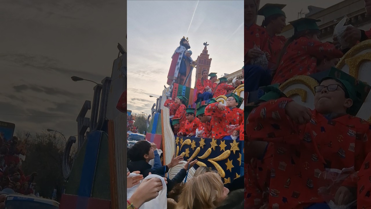 La Cabalgata de los Reyes Magos 2025, Seville Spain #shorts