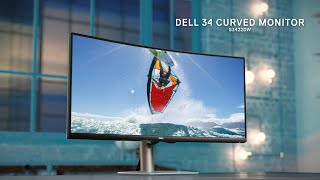 Video 0 of Product Dell S3422DW 34" UW-QHD Curved Ultra-Wide Monitor (2021)