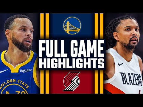 Golden State Warriors vs Portland Trail Blazers - Full Game Highlights | October 24, 2025 NBA Season