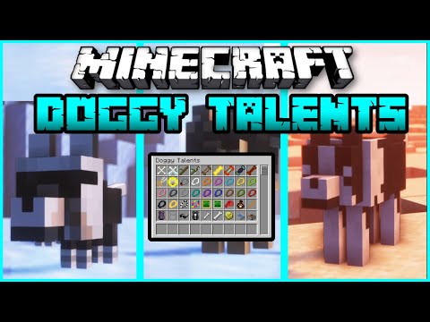 dabworksgaming - Doggy Talents  Mod 1.16.5 mods Forge 2021 Mods Showcase and how to Run the mod Best Minecraft Mod