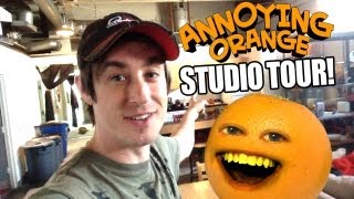Download lagu Annoying Orange Studio Tour! - DANEBOEVLOG mp3
