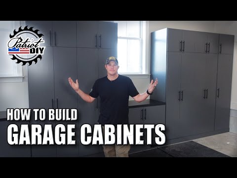 How To Build DIY Garage Storage Cabinets