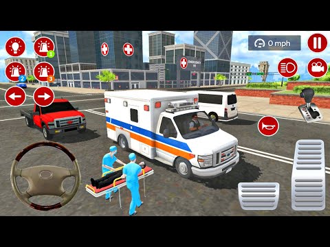 America Ambulance Van Driving Emergency Simulator 2021 - Android Gameplay