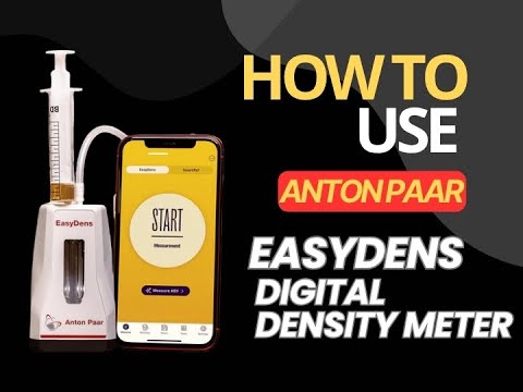 How to use the Anton Paar EasyDens